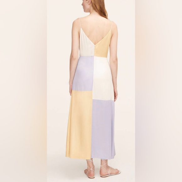 Rebecca Taylor Color-Blocked Twill Dress - Picture 2 of 10